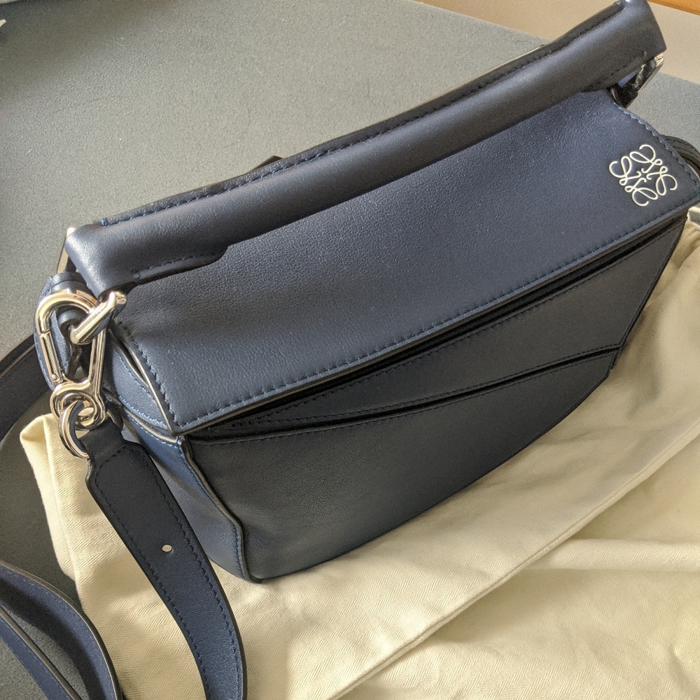 Loewe Small Puzzle Bag Marine